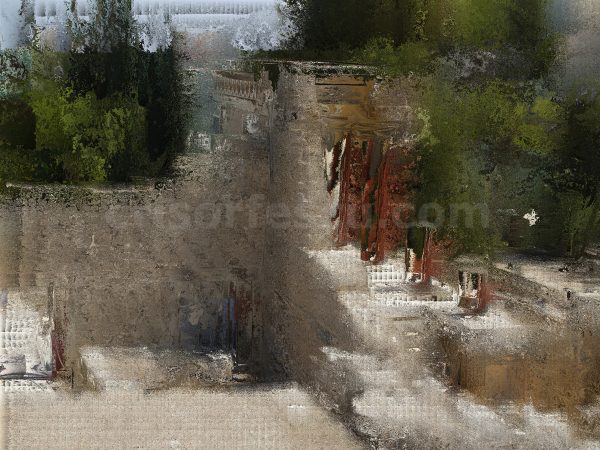 Pallace-of-Knossos-Crete-Greece-impressionist-photography-digital-print-impressionism-art-giclee