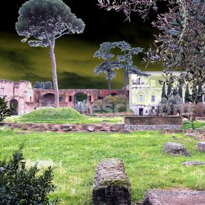ruins-with-tree-no6-impressionist-photography-digital-print-impressionism-art-giclee